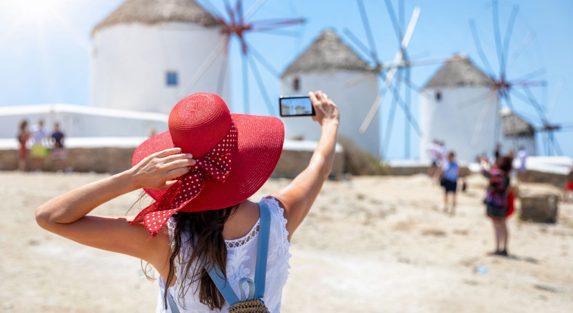 Mykonos_Lady_Photograph_Windmills_TGR