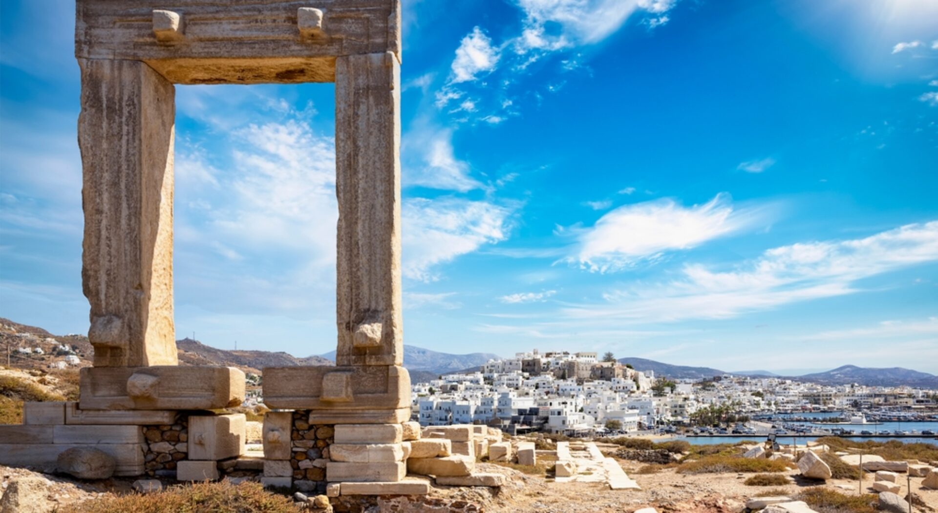 The,Famous,Gate,Of,Naxos,Island,,So,Called,Portara,From